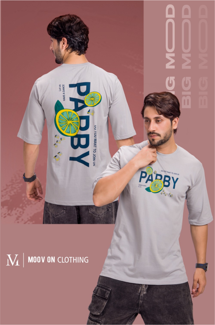 PADBY Lemon Graphic Drop-Shoulder Unisex T-Shirt – Fresh Street Mood Edition